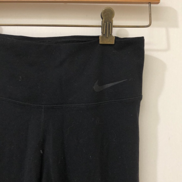 Nike dri-fit plain black full length leggings - Picture 2 of 4
